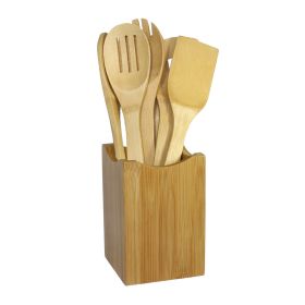 Oceanstar 7 Piece Bamboo Cooking Utensil Set - KT1279